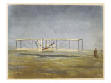 The First Flight: Kitty Hawk Lámina giclée por A.w. Diggelmann The First Flight: Kitty Hawk Lámina giclée por A.w. Diggelmann