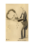 Richard Strauss the German Composer: a Satire on His Opera Salome Reproduction procédé giclée par Oscar Garvens