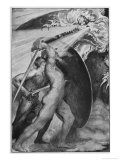 Beowulf and Dragon reproduction procédé giclée par John Henry Frederick Bacon