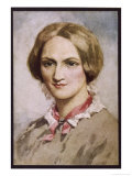 Charlotte Bronte Writer Giclee Print by C.e. Brock