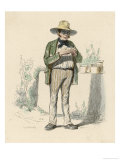 L'Horticulteur a French Gardener Giclee Print by Gavarni 