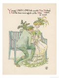 Flower Wedding Described by Two Wallflowers Lad's Love Courts Miss Meadowsweet Giclee Print by Walter Crane