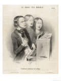 The Career of a Music Teacher is Not One of Unalloyed Pleasure Giclee Print by Boucher 