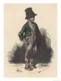 French Chimneysweep Giclee Print by Gavarni 