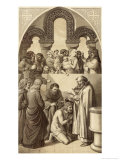 Ethelbert King of Kent is Baptised by Saint Augustine Giclee Print by H. Anderson