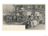 La Boheme Act II Reproduction procédé giclée par G. Amato
