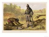 Crusoe Rescues Friday Killing the Cannibals Giclee Print by William Dickes