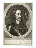 Charles I of England in Armour reproduction procédé giclée par G. Faithorne