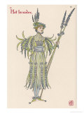 Lavender Personified Giclee Print by Walter Crane