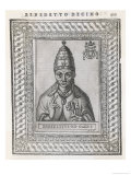 Pope Benedictus XII reproduction procédé giclée par Cavallieri 