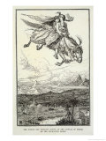 The Prince and Princess Arrive at the Capital of Persia on the Enchanted Horse reproduction procédé giclée par Henry Justice Ford