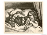 She Could Not Help Noticing How Strangely Her Grandmother Seemed to be Altered Giclee Print by Gustave Doré