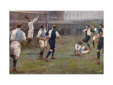 Oxford Versus Cambridge Giclee Print by S.t. Dadd