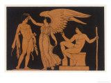 An Athlete is Crowned by Victory Giclee Print by George Scharf