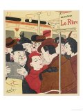 In a Crowded Coach You Can Put Your Gloves on Again Dear This is Our Station! Giclee Print by Jean Bellus