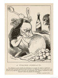 Richard Wagner German Composer in a Satirical Comment reproduction procédé giclée par André Gill