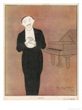 Fragson Stands in Front of His Piano reproduction procédé giclée par Leonetto Cappiello
