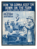 How 'Ya Gonna Keep 'Em Down on the Farm after They've Seen Paree Giclee Print by Barbelle 