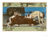 Centaur Dies Struck by a Hunter's Arrow Giclee Print by H. Anetsberger