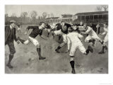 England Versus Ireland at Richmond Giclee Print by H. Burgess