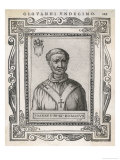 Pope Joannes XII Noted for His Fondness for His Mother La Belle Marozie reproduction procédé giclée par Cavallieri 