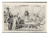 Smoking Club a Play on the Word Smoke Lámina giclée por James Gillray Smoking Club a Play on the Word Smoke Lámina giclée por James Gillray