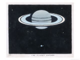 View of Saturn reproduction procédé giclée par Charles F. Bunt