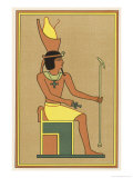 Khonsu is Worshipped Under Many Names: Here He is Depicted as Nefer-Hetep Holding an Ankh reproduction procédé giclée par E.a. Wallis Budge