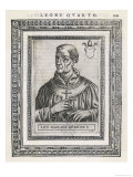 Pope Leo IV Pope and Saint reproduction procédé giclée par Cavallieri 