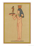 The Mother of the Gods with Her Brother the Earth-God Geb reproduction procédé giclée par E.a. Wallis Budge