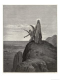 Jesus is Tempted by Satan in the Wilderness Giclee Print by Gustave Doré