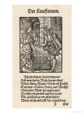 Two German Merchants Negotiating in a Warehouse reproduction procédé giclée par Jos Amman