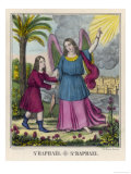 The Archangel Raphael Advises Tobias to Catch a Fish Reproduction procédé giclée par Chiesa 