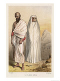 Male and Female Pilgrims in the Approved Costume for Making the Pilgrimage to Mecca Giclee-trykk av J. Brandard Male and Female Pilgrims in the Approved Costume for Making the Pilgrimage to Mecca Giclee-trykk av J. Brandard