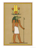 The Crocodile-Headed God reproduction procédé giclée par E.a. Wallis Budge
