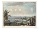 An Image of the Sun is Seen in Close Proximity to the Sun Itself. Parhelia Can be Single Double reproduction procédé giclée par Charles F. Bunt