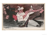 The French and the British Tear Africa Apart Giclee Print by Leal da Camara