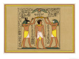 Seth Though Often Violent is Not Necessarily Malevolent Giclee-trykk av E.a. Wallis Budge