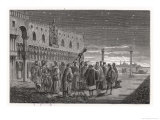 Galileo Shows the Satellites of Jupiter to Venetian Senators Gicléedruk van Louis Figuier