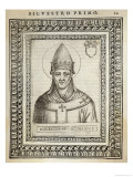 Pope Silvester I Pope and Saint reproduction procédé giclée par Cavallieri 