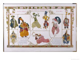 Sheherazade Elaborate Persian Style Costume Designs by Bakst Giclee Print by Leon Bakst