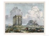 Cumulus Clouds Seen Over Some Ruins reproduction procédé giclée par Charles F. Bunt