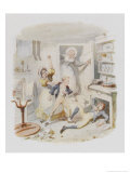 Oliver Twist Plucks up a Spirit reproduction procédé giclée par George Cruikshank
