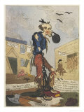 Satirical View of the Free- Born Englishman Following the Peterloo Massacre Lámina giclée por George Cruikshank Satirical View of the Free- Born Englishman Following the Peterloo Massacre Lámina giclée por George Cruikshank