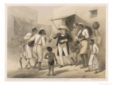 German Protestant Missionary in an Indian Village Doing His Best to Spread the Good Word reproduction procédé giclée par Captain G.f. Atkinson