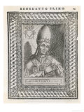 Pope Benedictus I reproduction procédé giclée par Cavallieri 