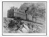 Troop Movements Soldiers Travel in an Armoured Train Along a Rocky Embankment Near Ladysmith Giclee Print by Samuel Begg