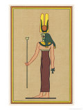 Cobra-Headed Goddess Guardian of the Pharaoh and an Embodiment of Divine Motherhood Giclee Print by E.a. Wallis Budge