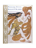 Narcisse Cover for the Offical Programme of Narcisse Giclée-Druck von Leon Bakst