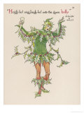 Holly Personified Giclee Print by Walter Crane